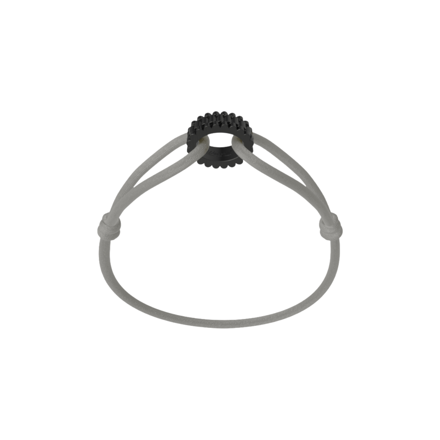 Carbon Regent Cord Bracelet