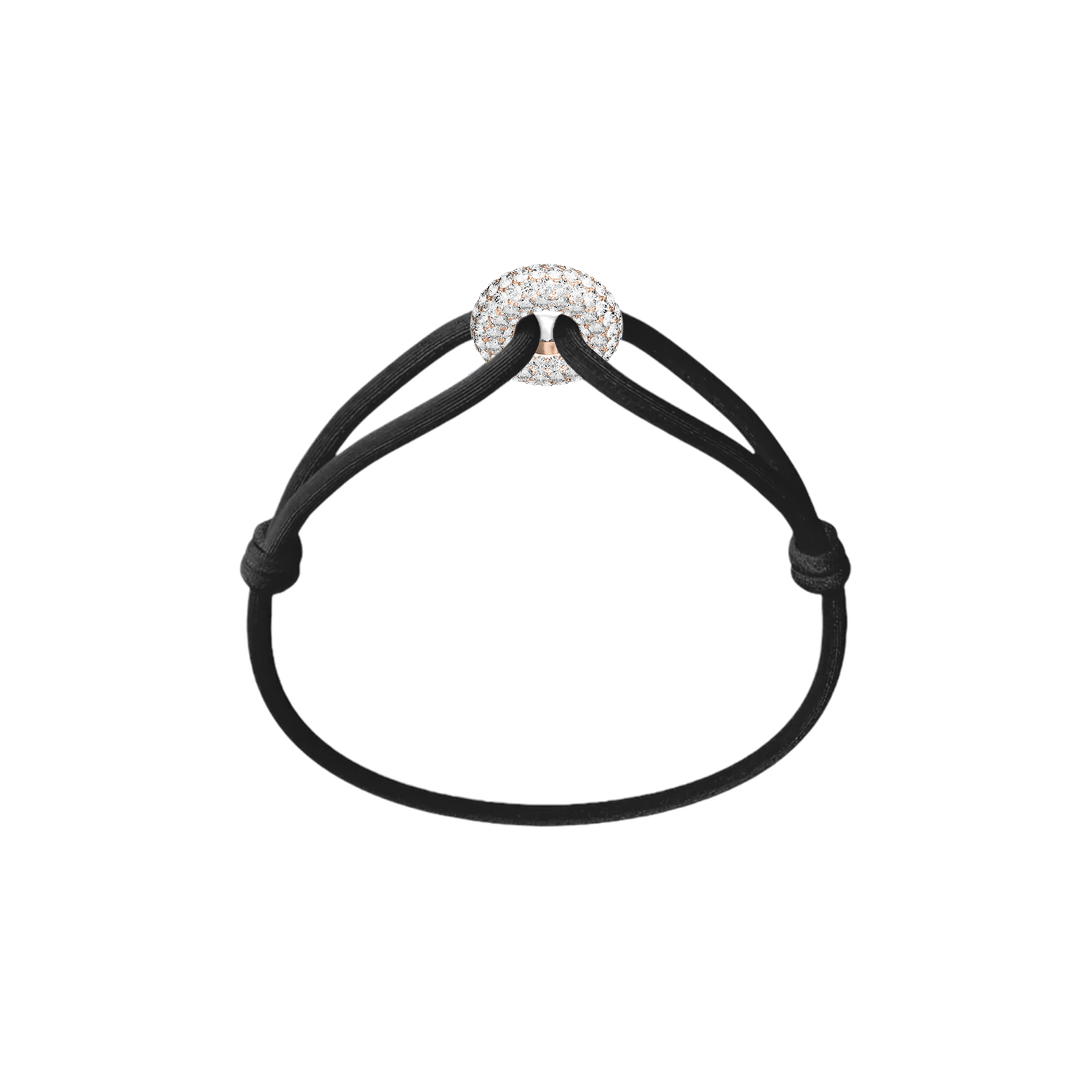 Rose Soho Pavé Cord Bracelet