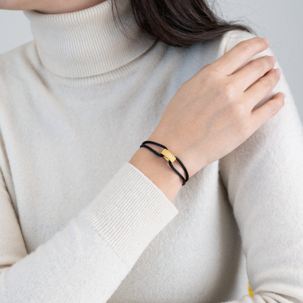 Golden Regent Cord Bracelet