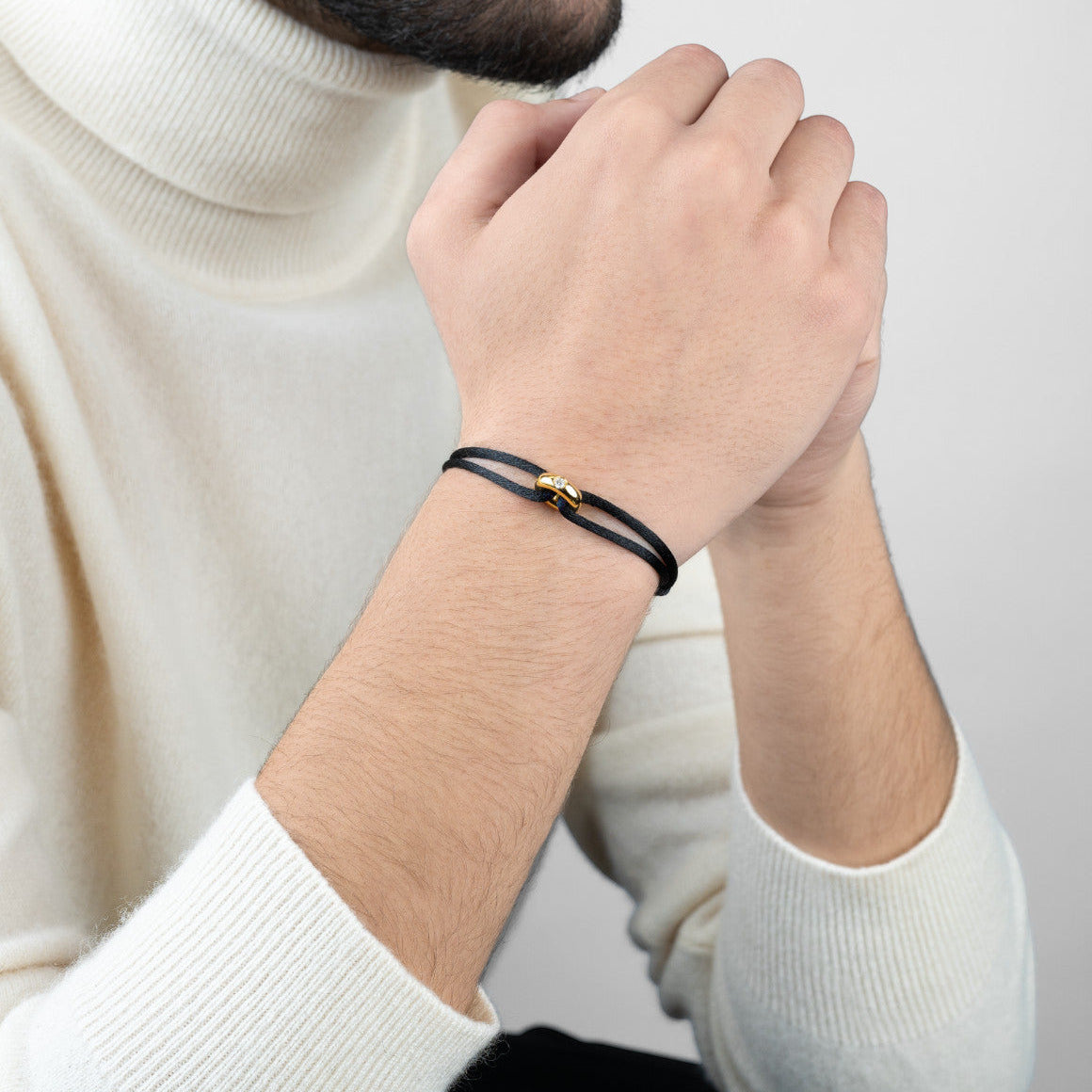 Golden Soho Diamond Cord Bracelet