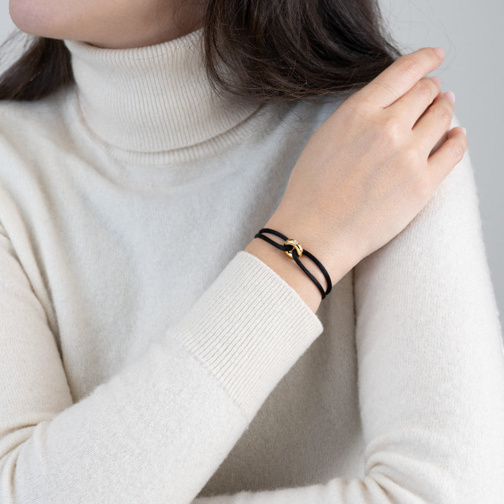 Golden Soho Diamond Cord Bracelet