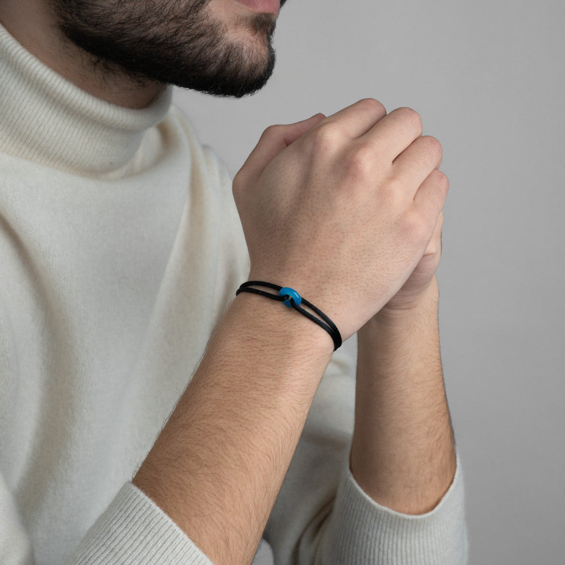 Blue Soho Cord Bracelet