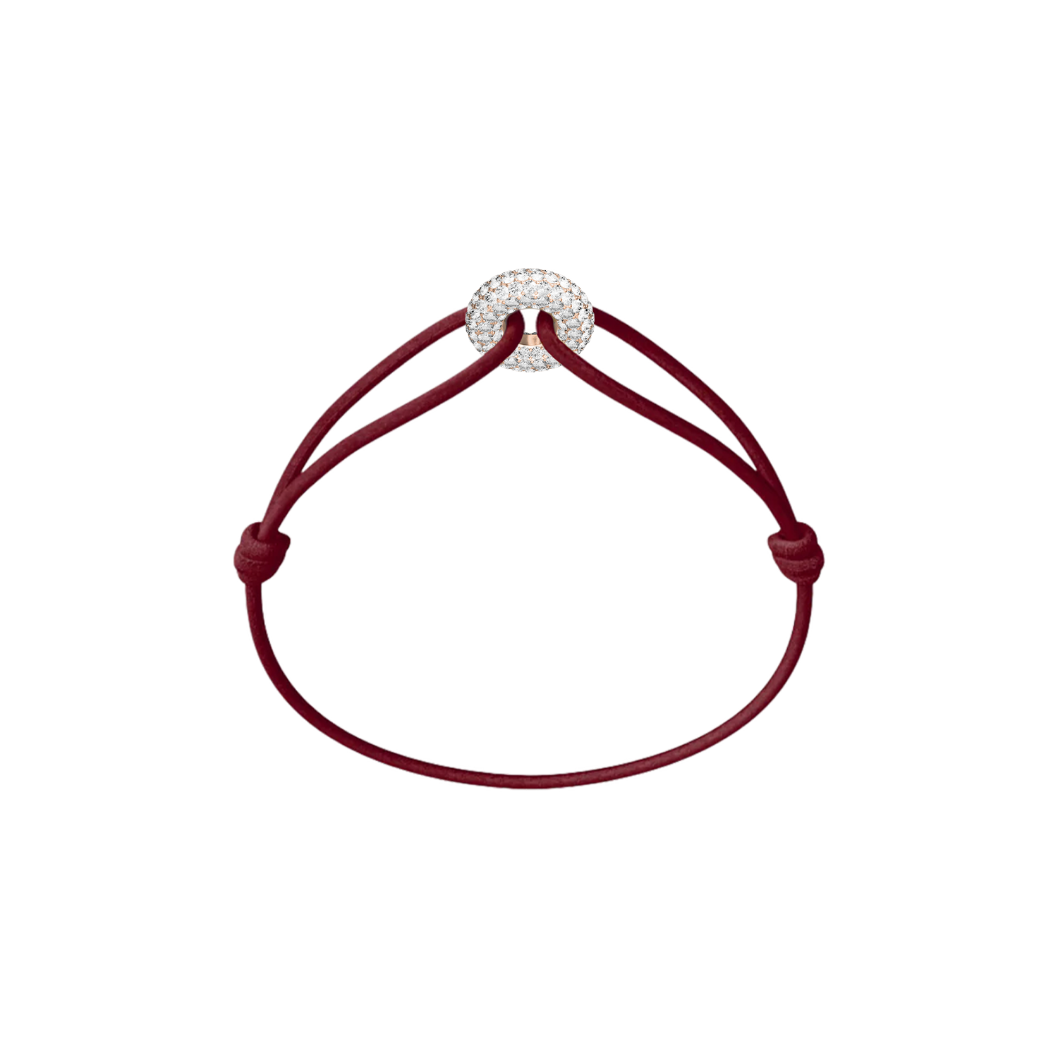 Mini Rose Soho Pavé Cord Bracelet