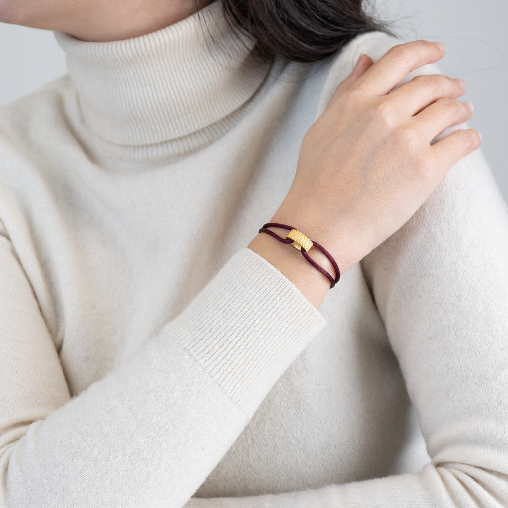 Golden Regent Cord Bracelet