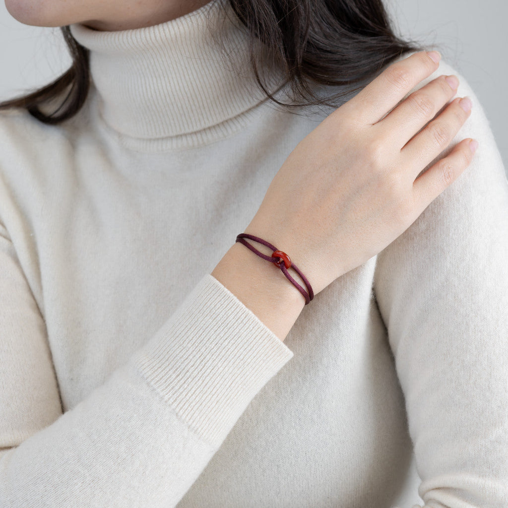 Red Soho Cord Bracelet