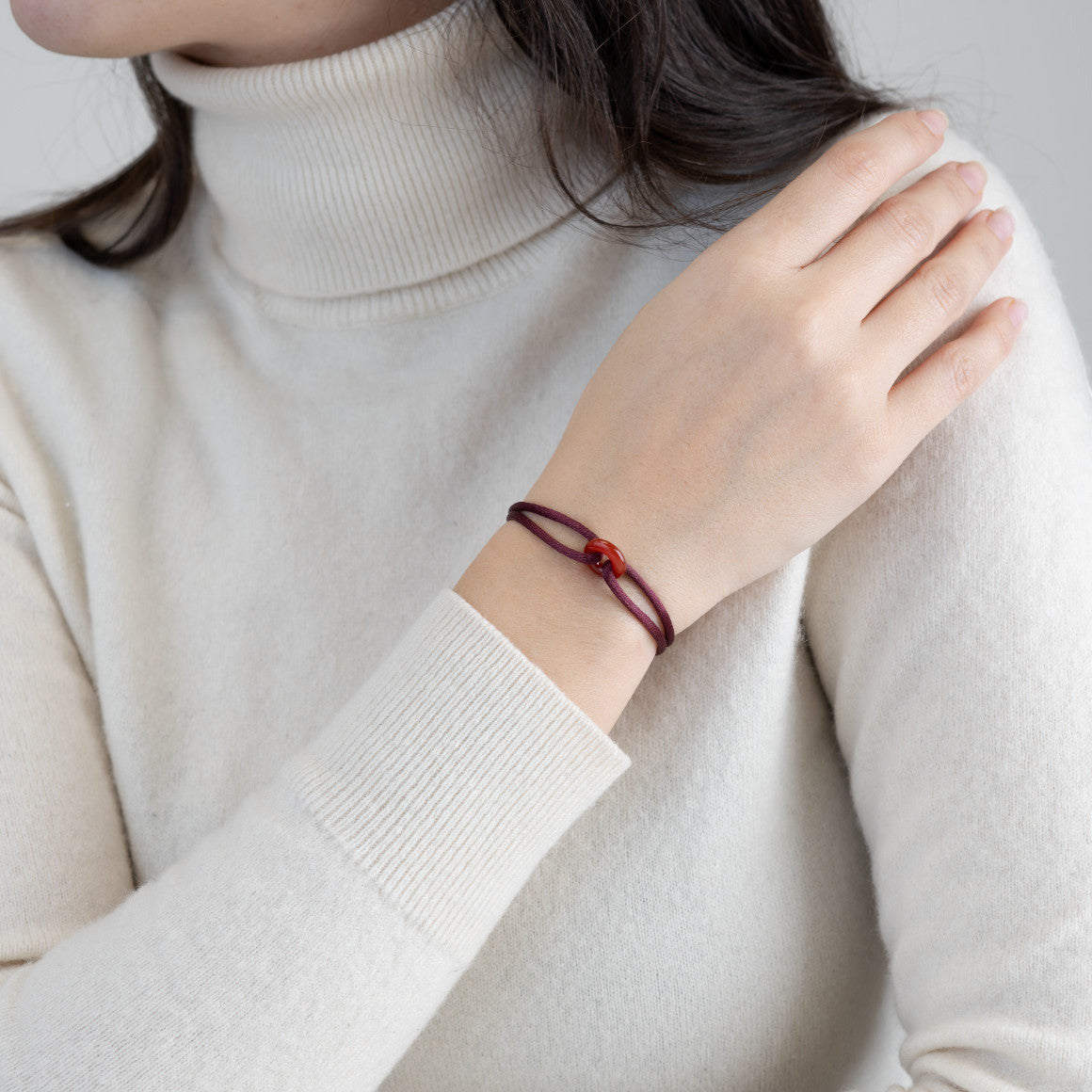 Red Soho Cord Bracelet