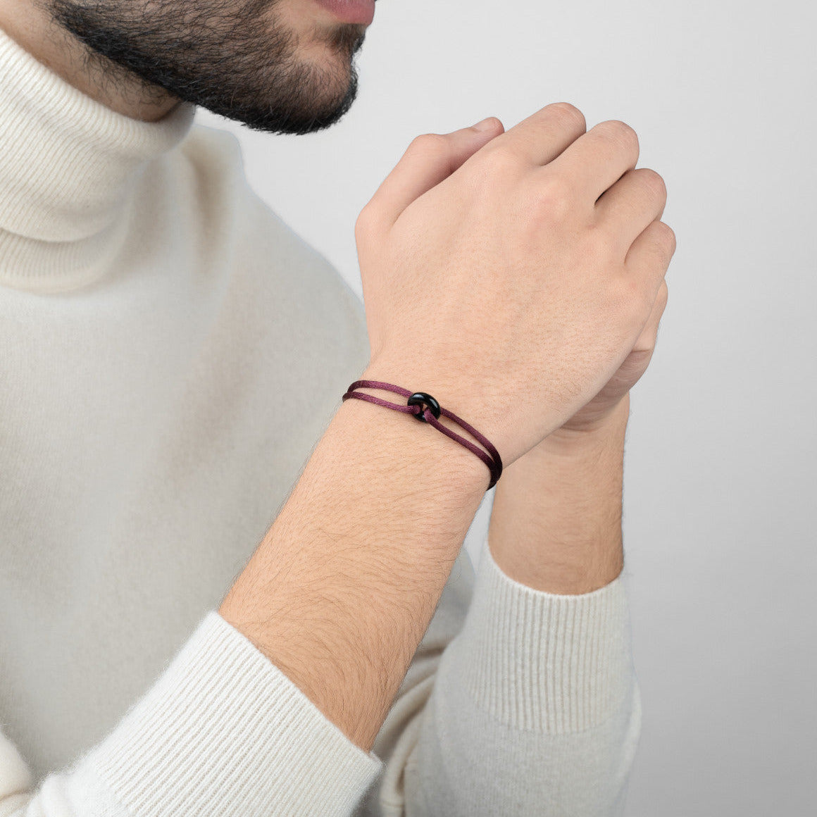 Black Soho Cord Bracelet