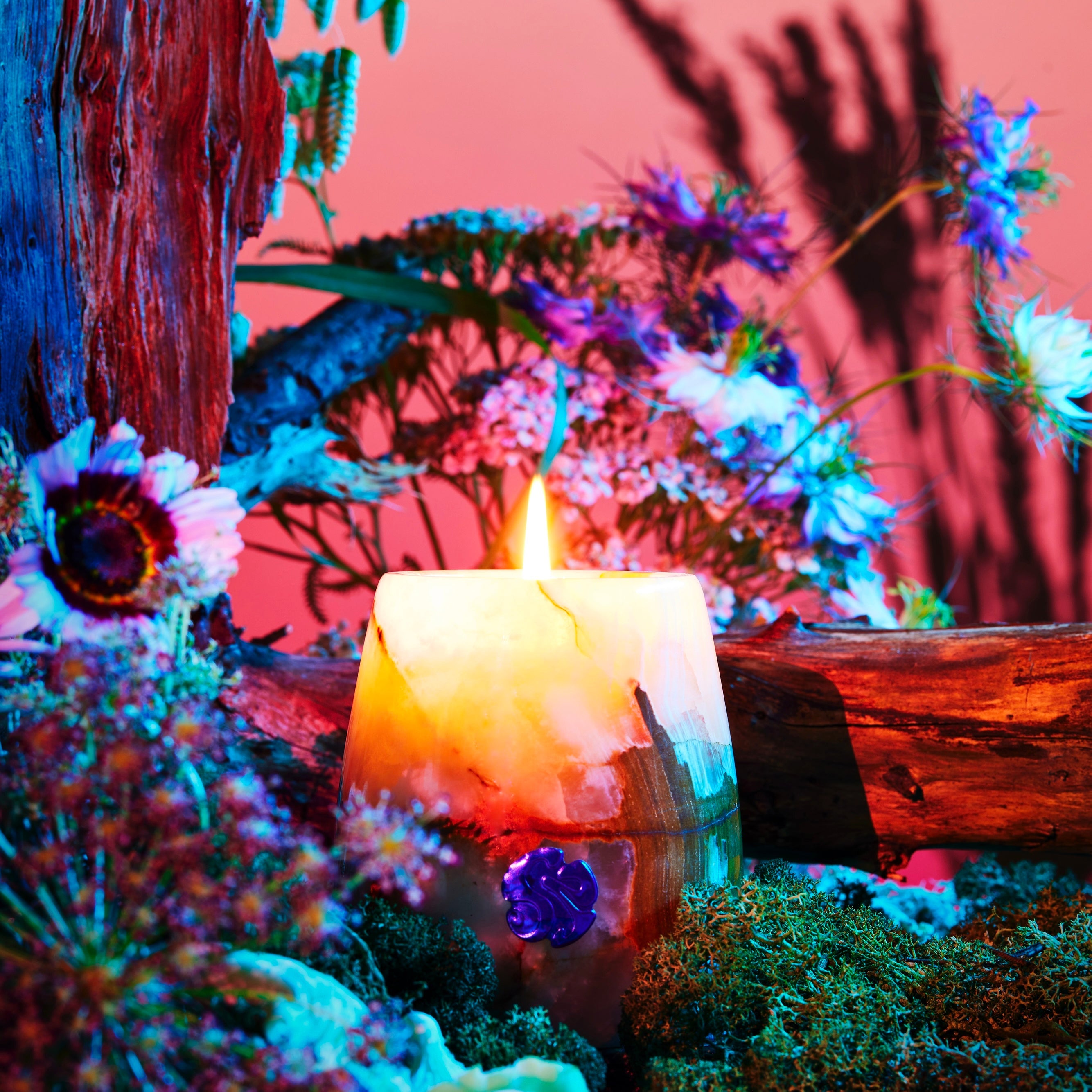 Organic Beeswax Massage + Bath Oil Candle                    225g