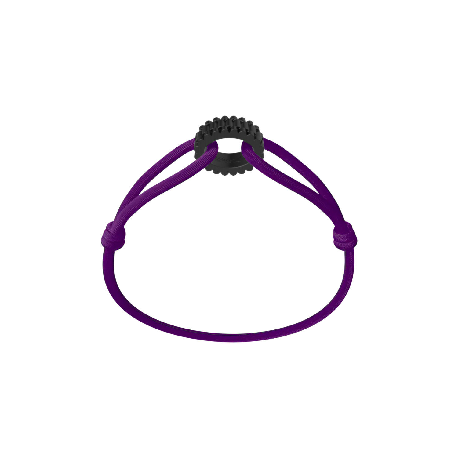 Carbon Regent Cord Bracelet