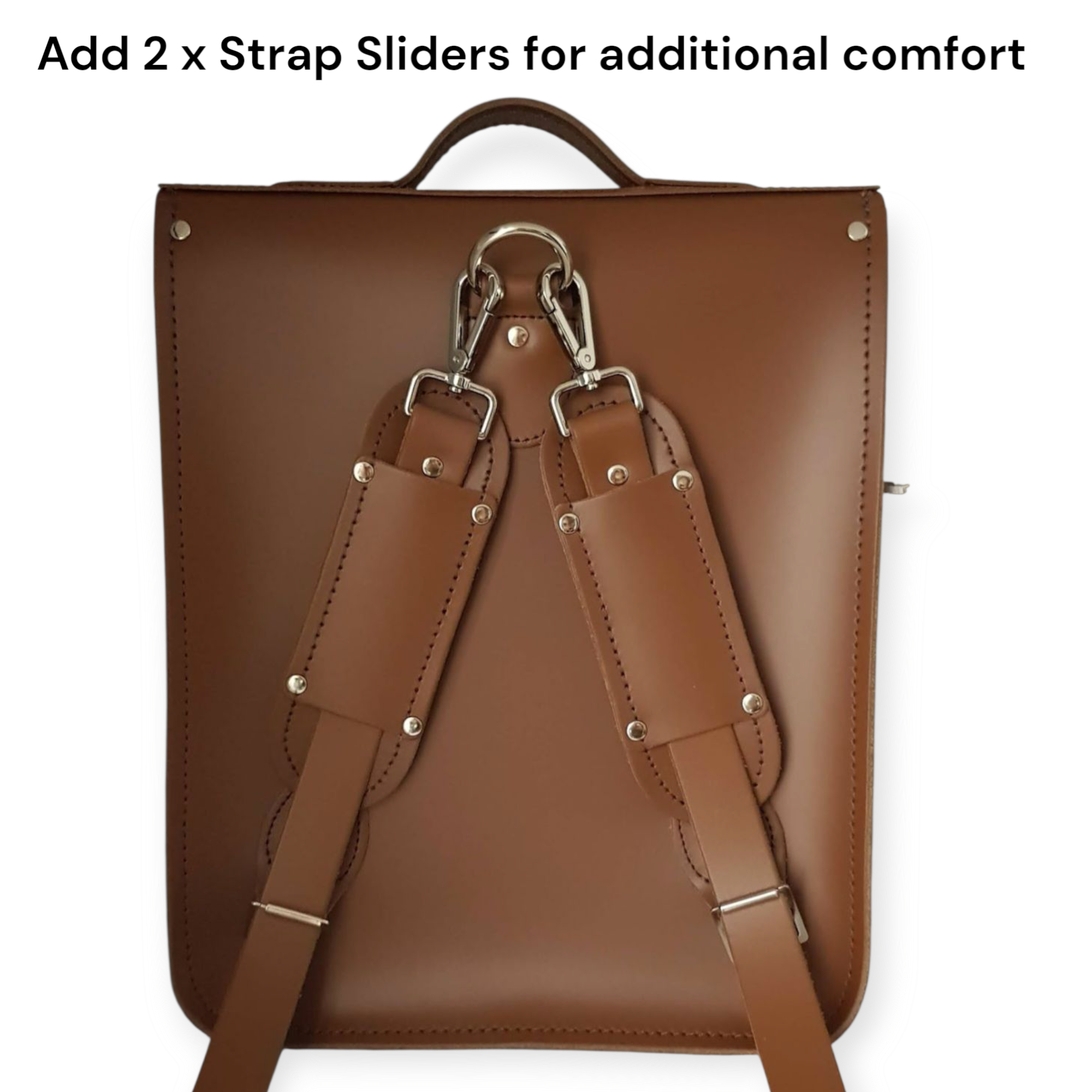 Handmade Leather City Backpack - Chestnut