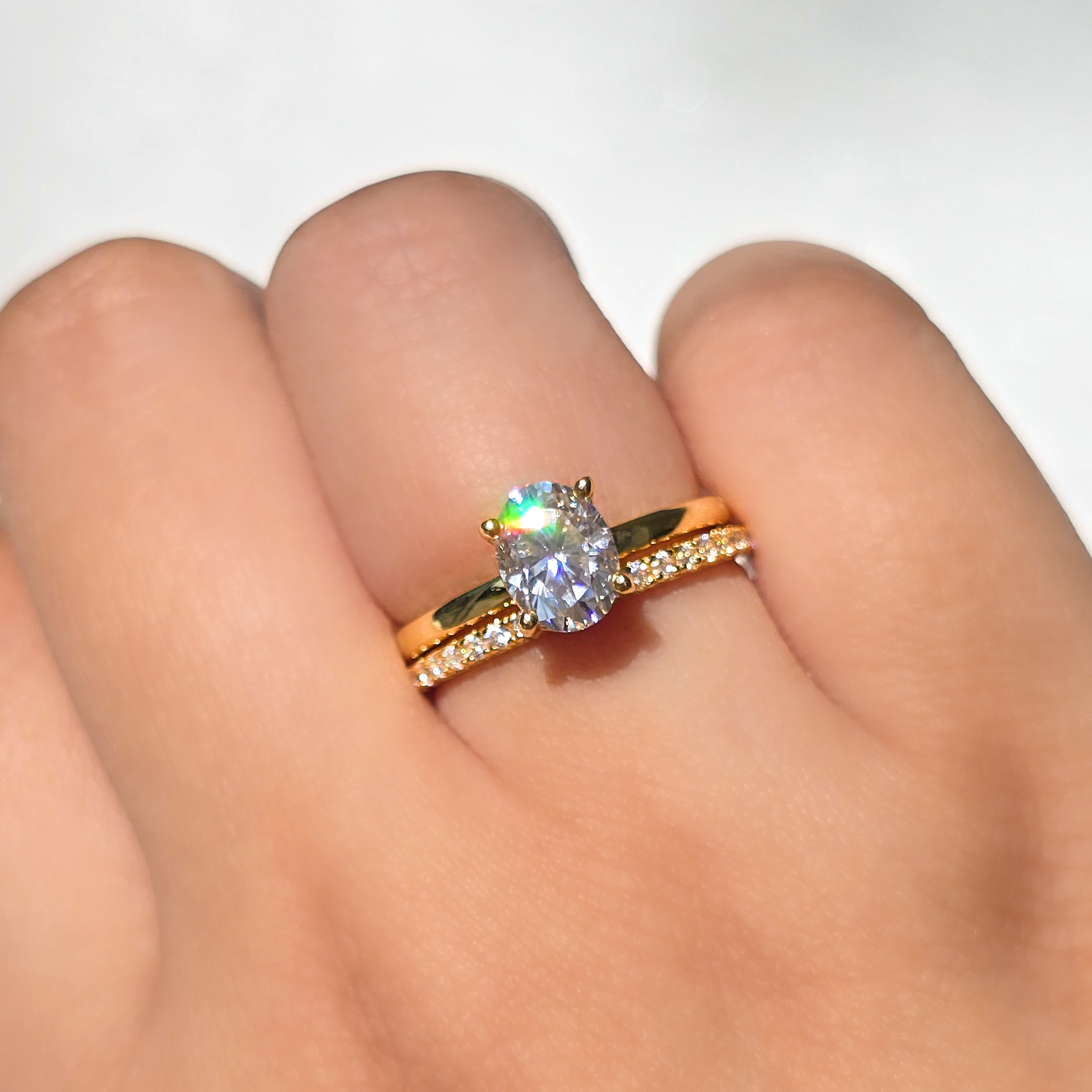 Classic Eternity Ring (1.8 mm) in 18k Gold Vermeil