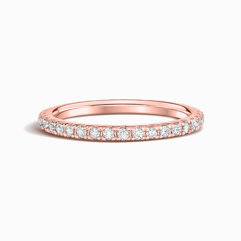 Classic Eternity Ring (1.8 mm) in 18k Rose Gold Vermeil