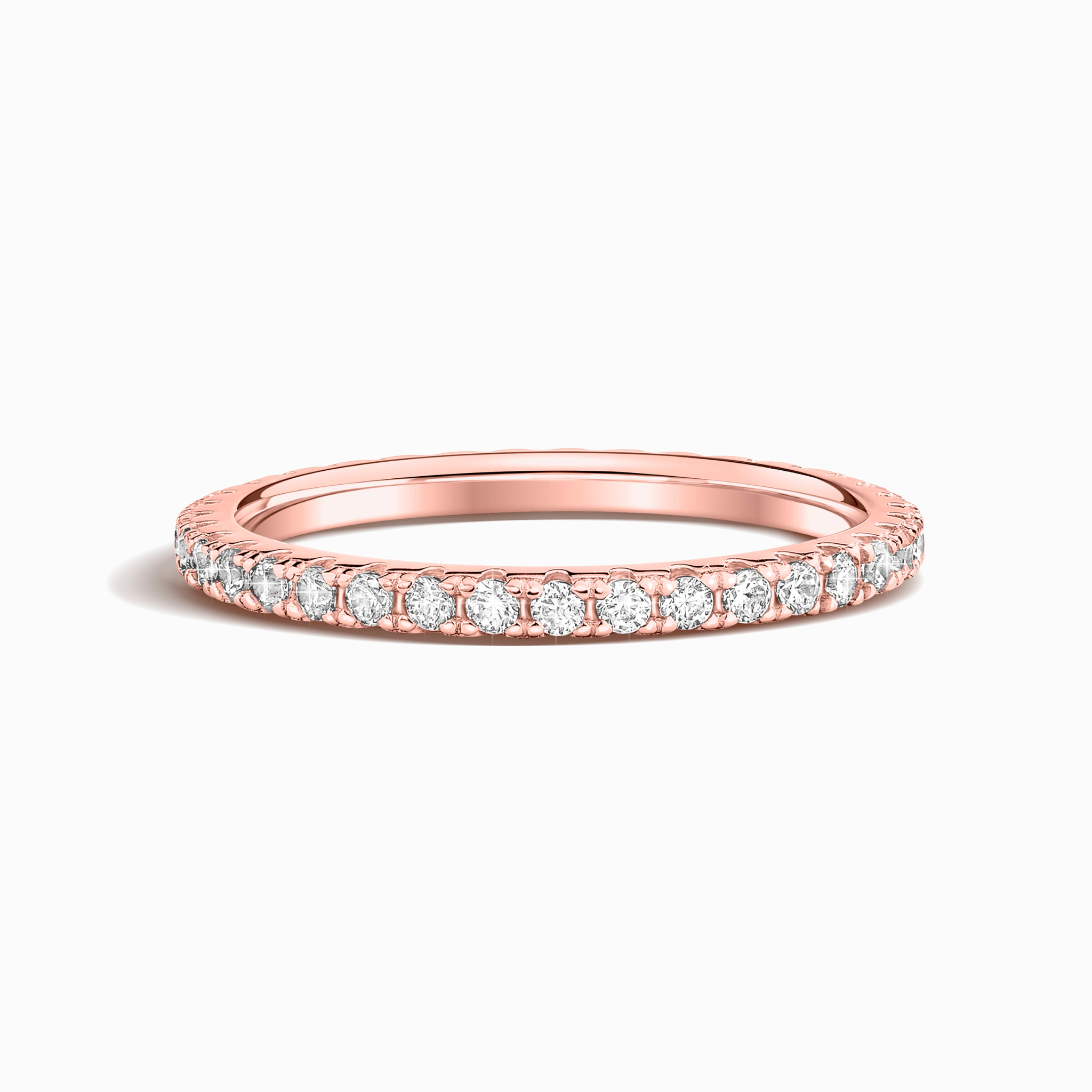 Classic Eternity Ring (1.8 mm) in 18k Rose Gold Vermeil