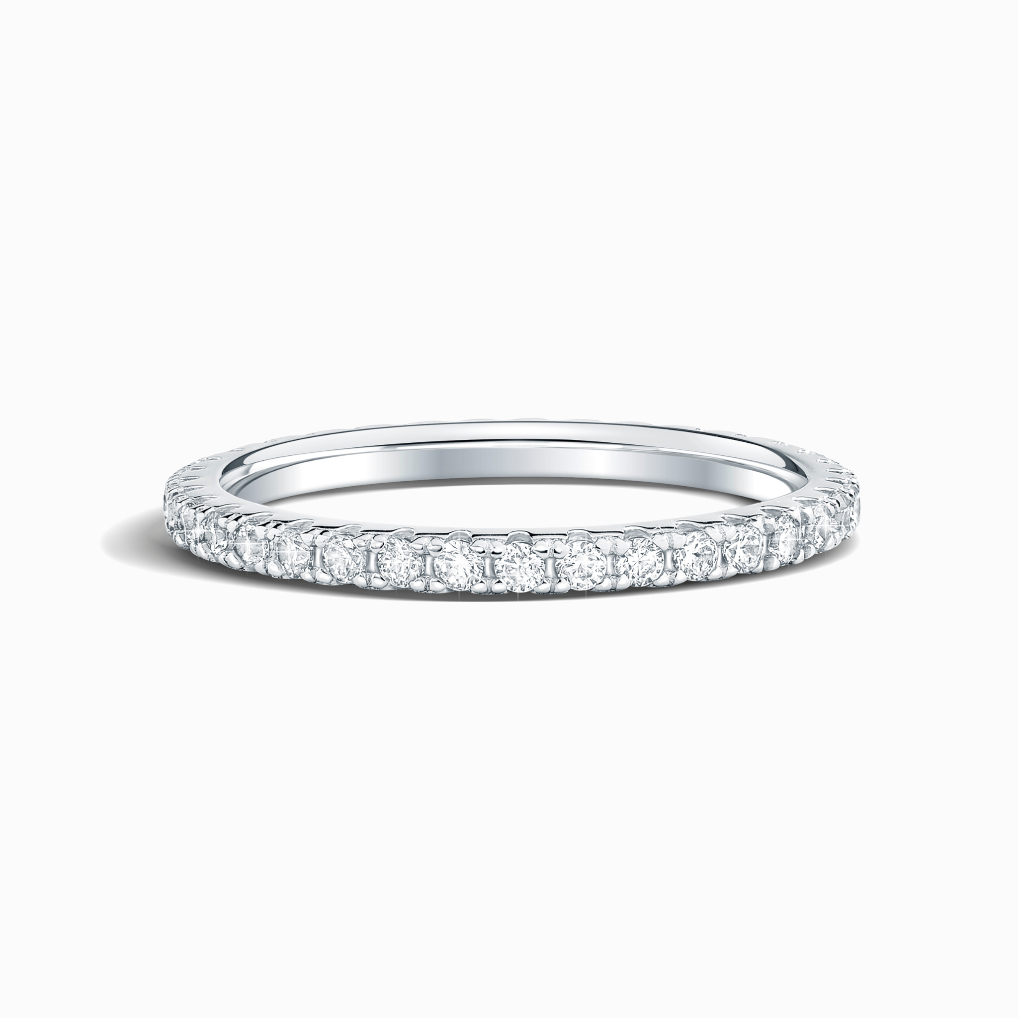 Classic Full Eternity Ring  (1.8 mm) in Sterling Silver