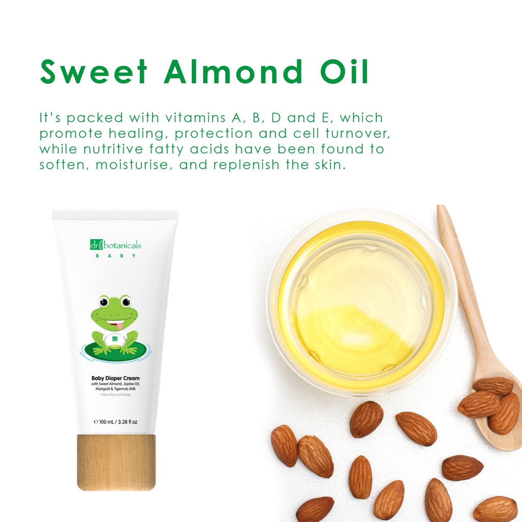 Jojoba & Sweet Almond Oil Baby Diaper Cream 100ml