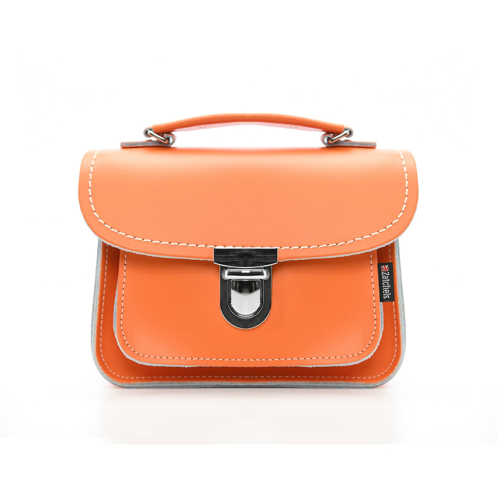 Luna Handmade Leather Bag - Orange