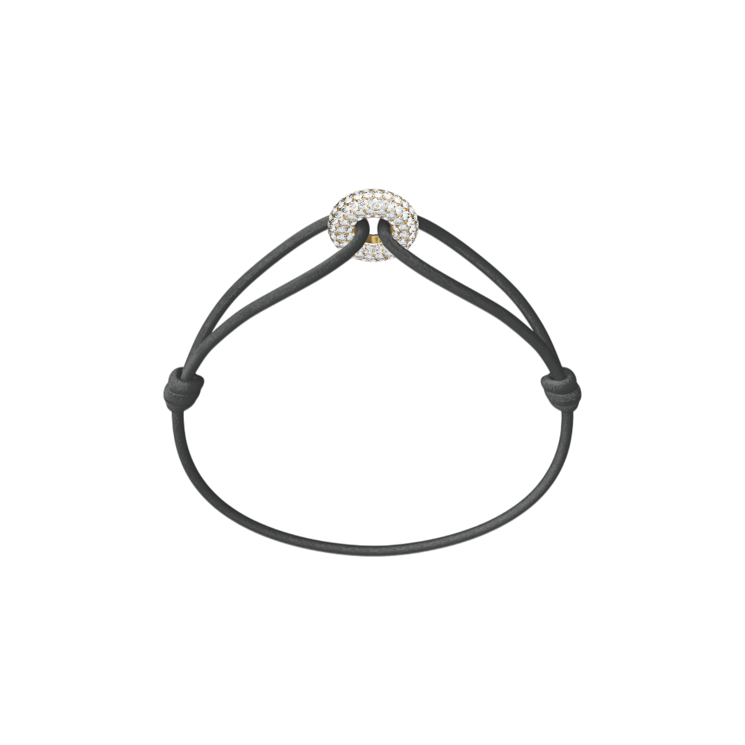 Mini Golden Soho Pavé Cord Bracelet