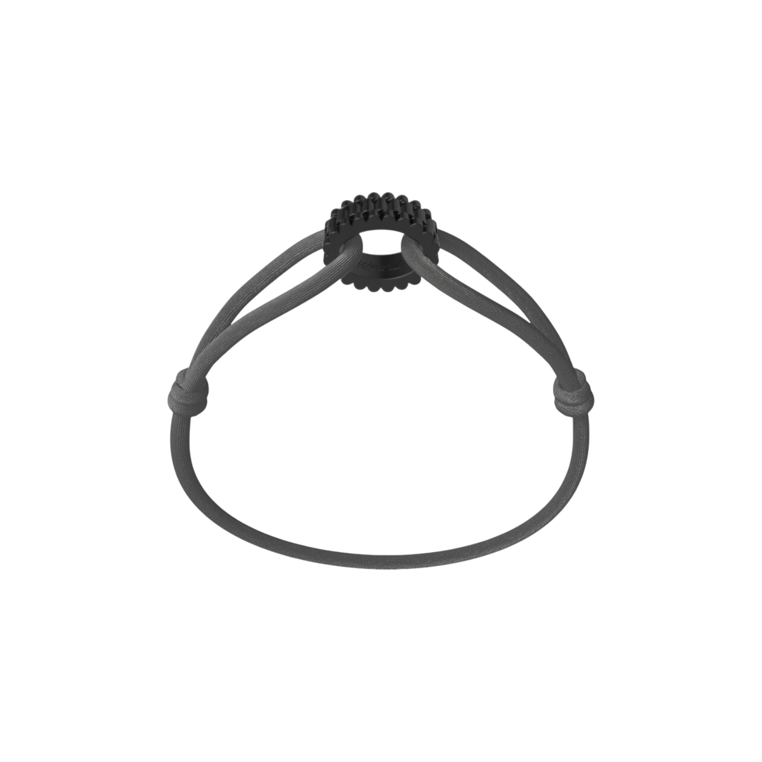 Carbon Regent Cord Bracelet