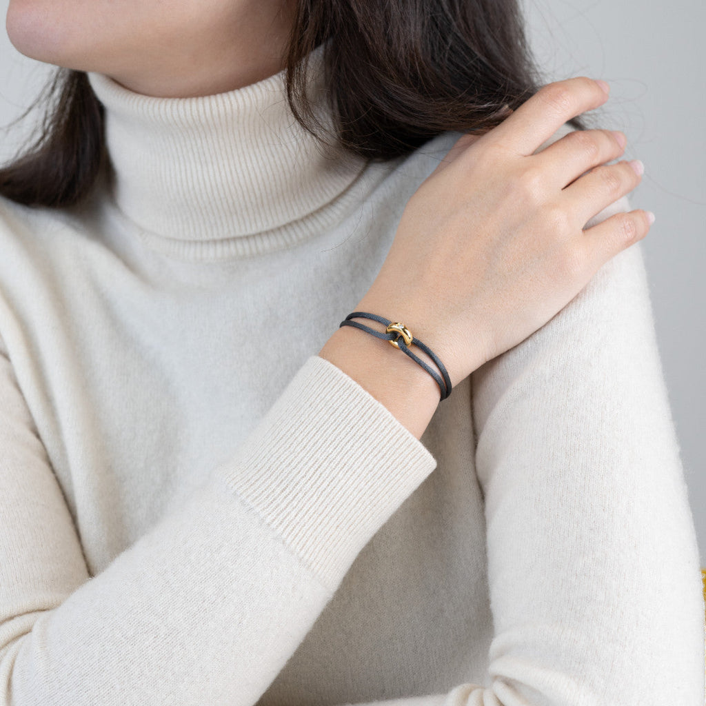 Golden Soho Diamond Cord Bracelet