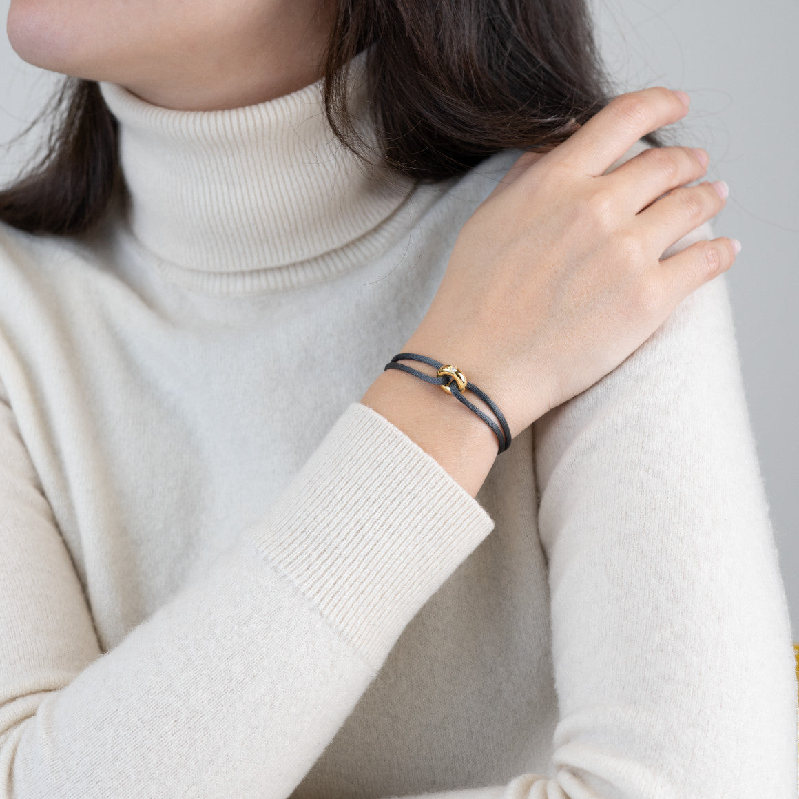 Golden Soho Diamond Cord Bracelet