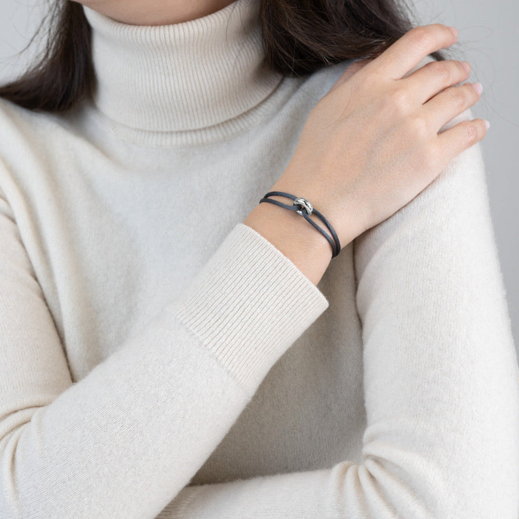 Silver Soho Cord Bracelet