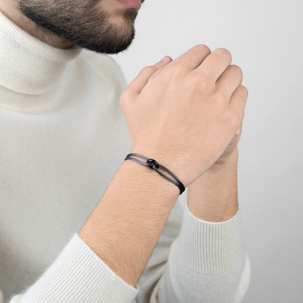 Black Soho Cord Bracelet