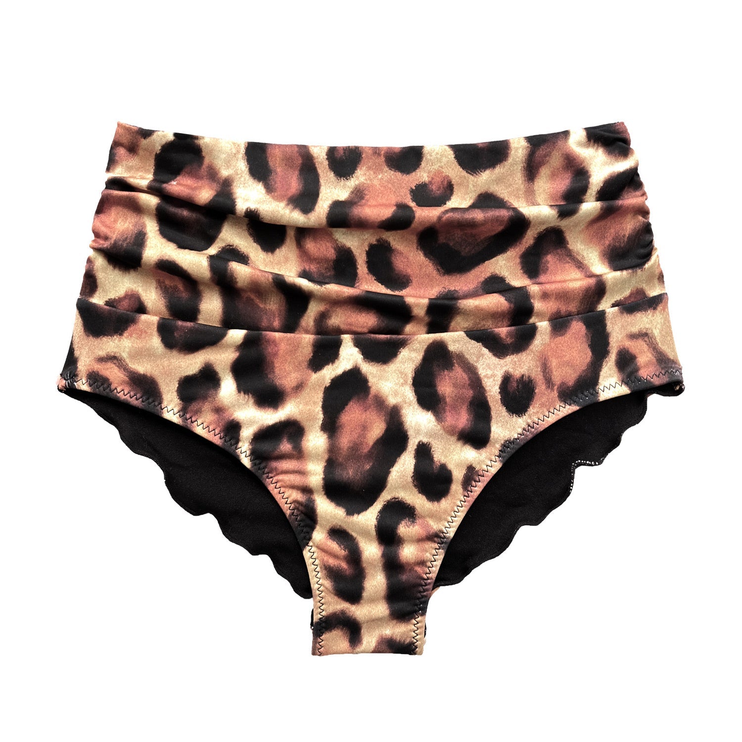 Leopard Print Shape Wear Bikini Bottom Vanessa