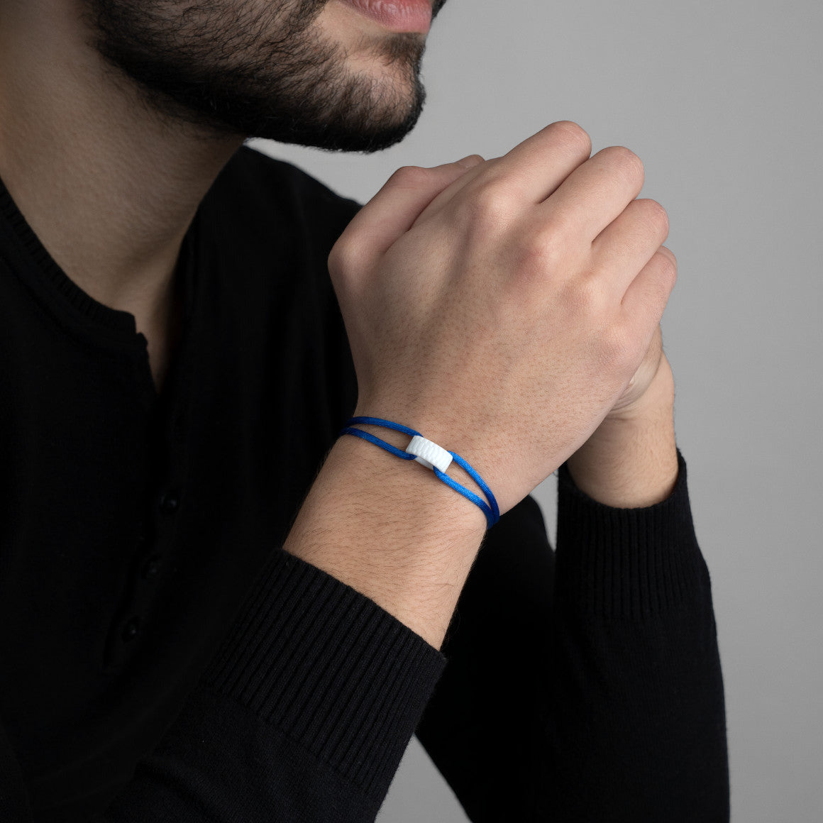 Snow Regent Cord Bracelet