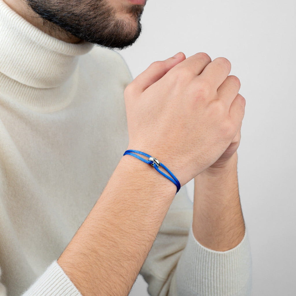 Silver Soho Cord Bracelet