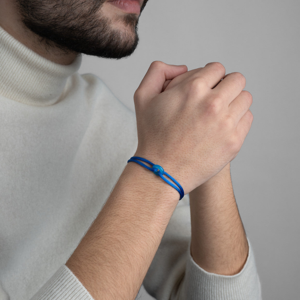 Blue Soho Cord Bracelet