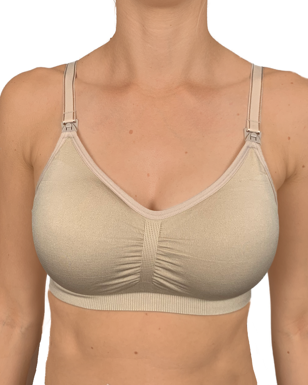 Everyday Seamfree Maternity and Nursing Bra | B to F Cup | White