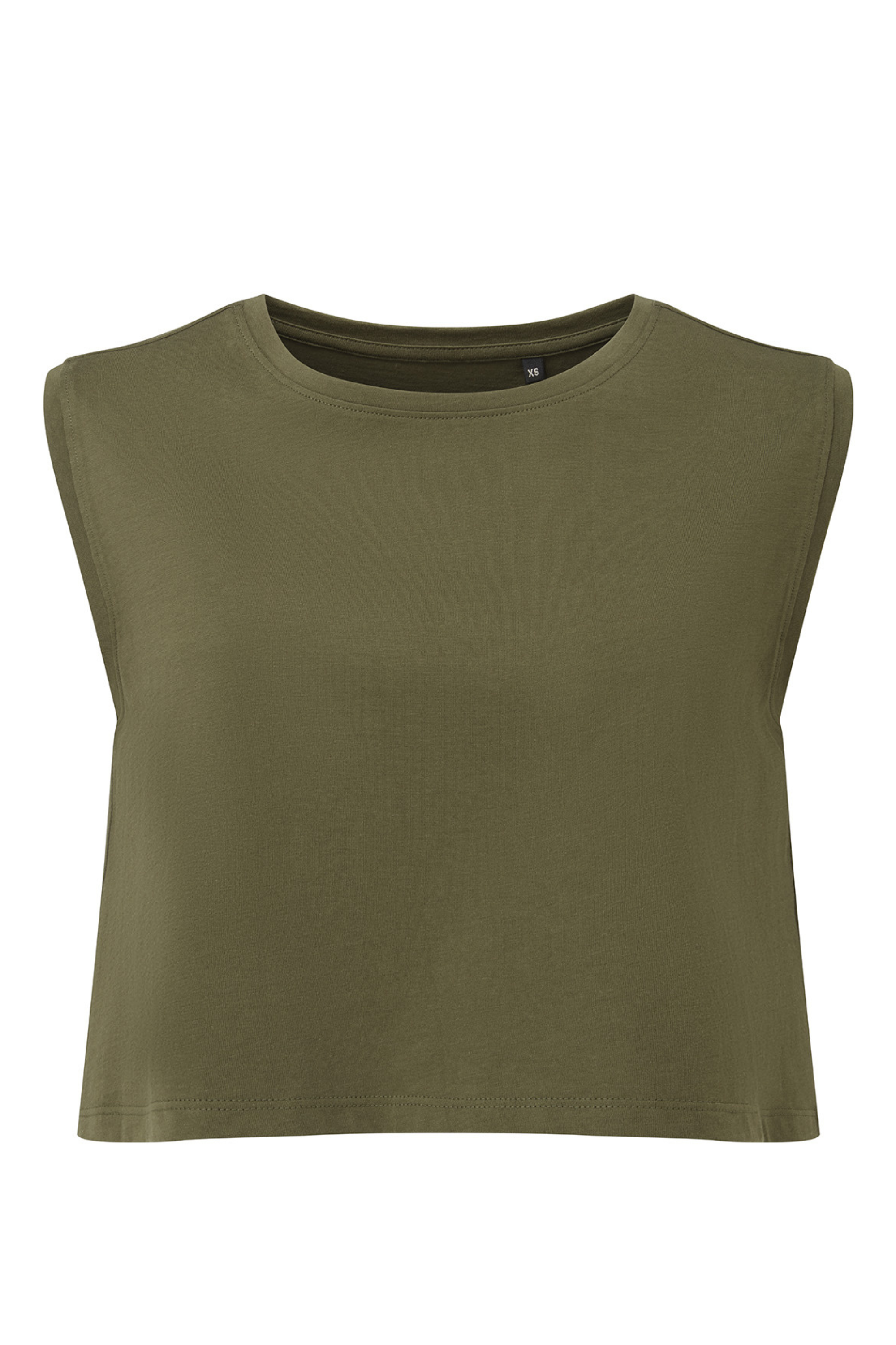 FLOW Organic Cotton Cropped Tank