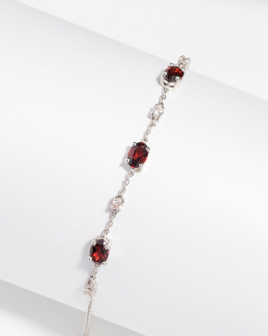 Mini Set 2 - Garnet Jewellery Set in Sterling Silver