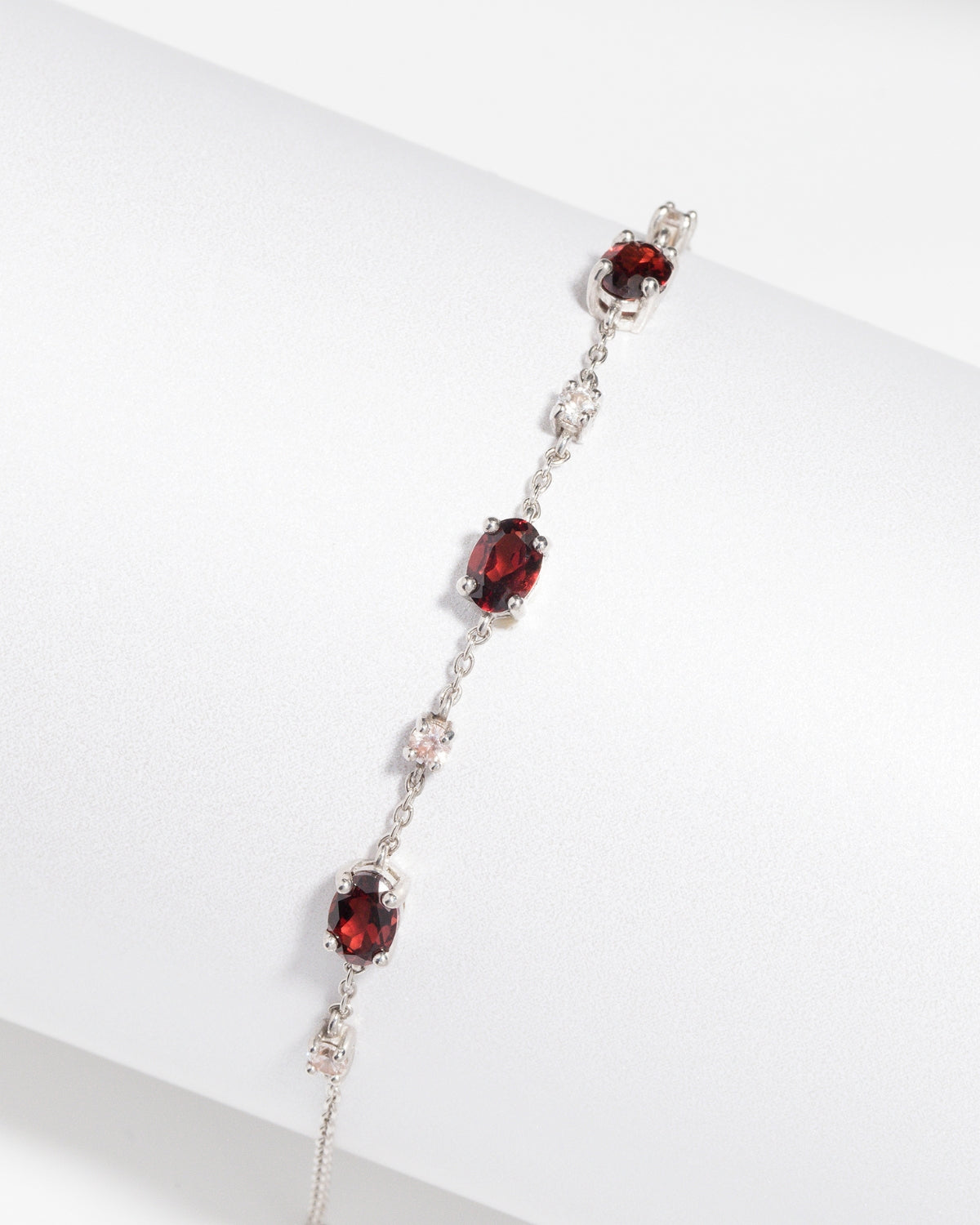 Mini Set 2 - Garnet Jewellery Set in Sterling Silver