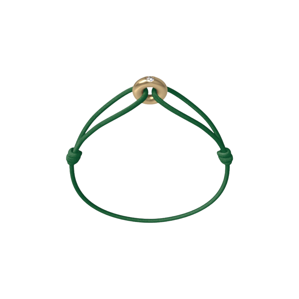 Mini Golden Soho Diamond Cord Bracelet