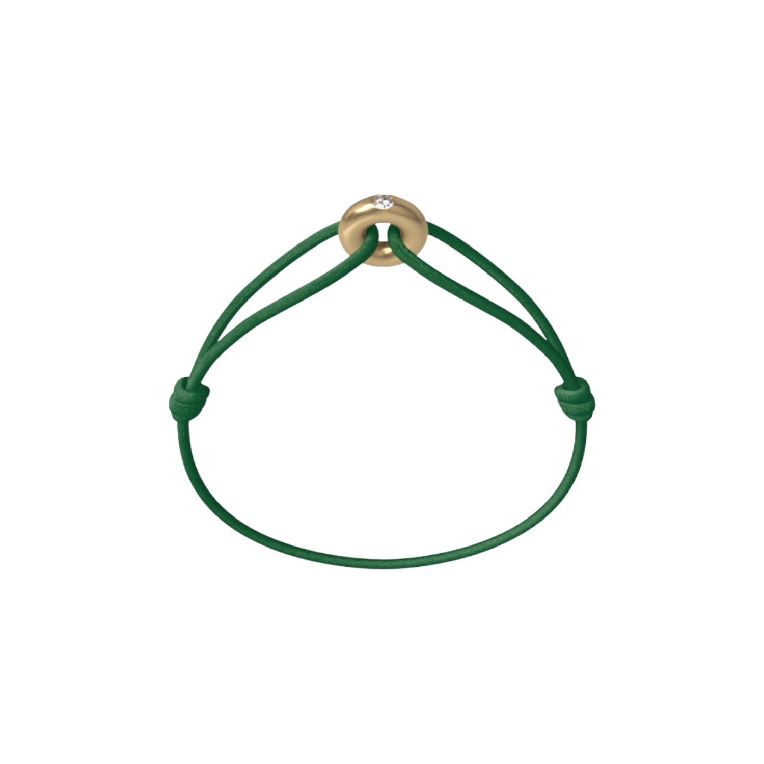 Mini Golden Soho Diamond Cord Bracelet