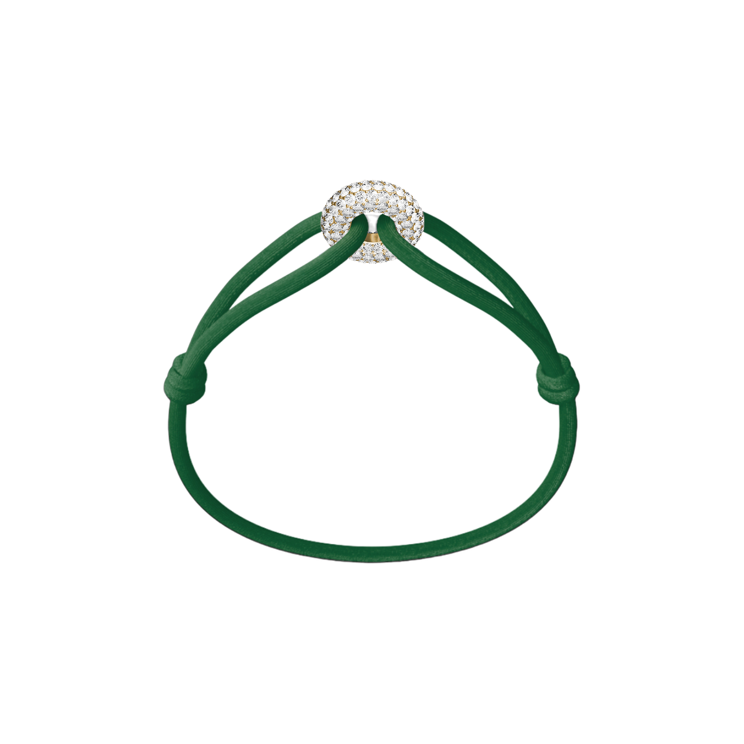 Golden Soho Pavé Cord Bracelet