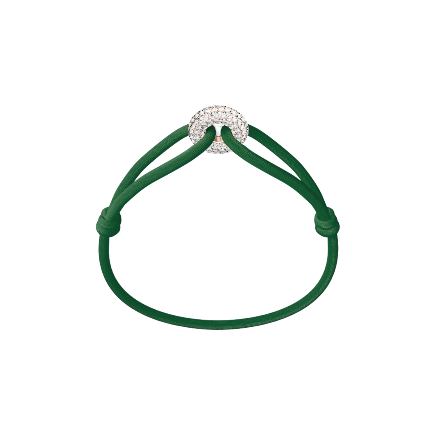 Rose Soho Pavé Cord Bracelet