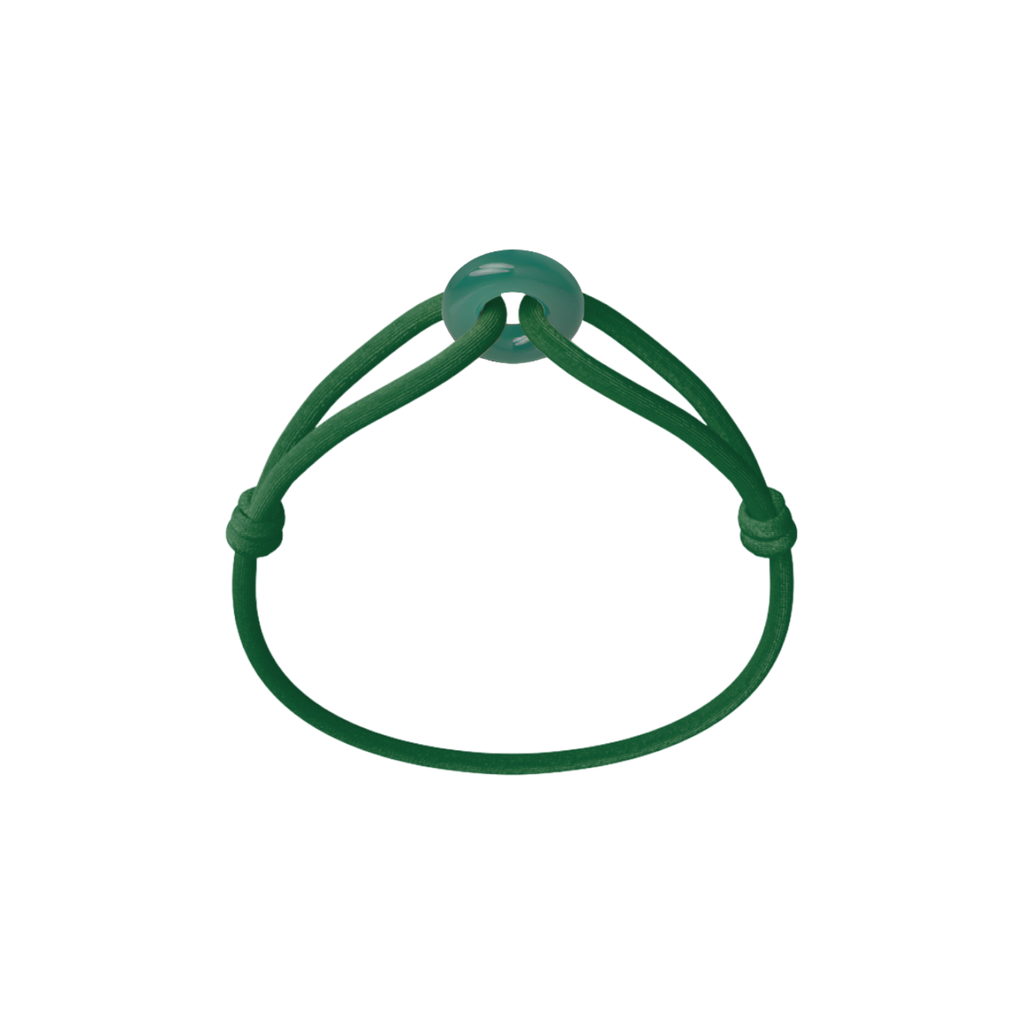 Green Soho Cord Bracelet
