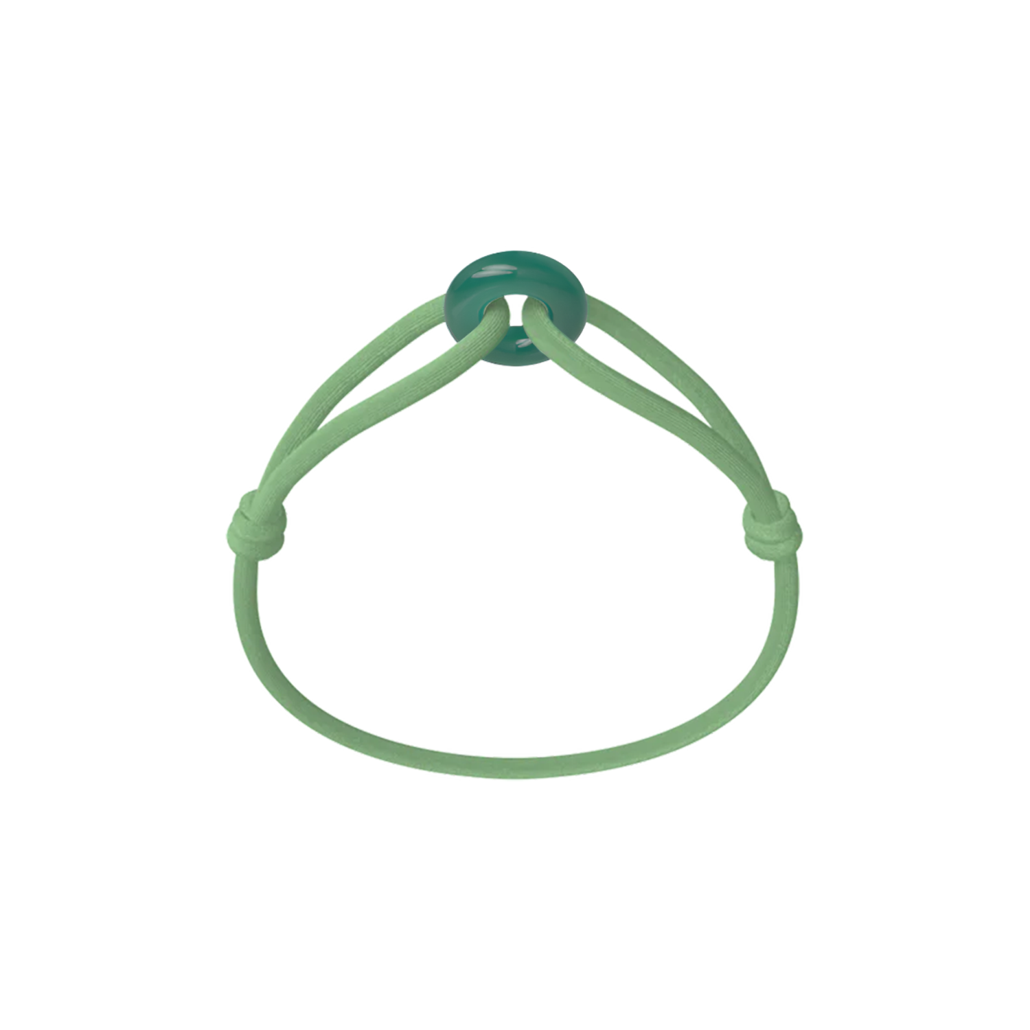 Green Soho Cord Bracelet