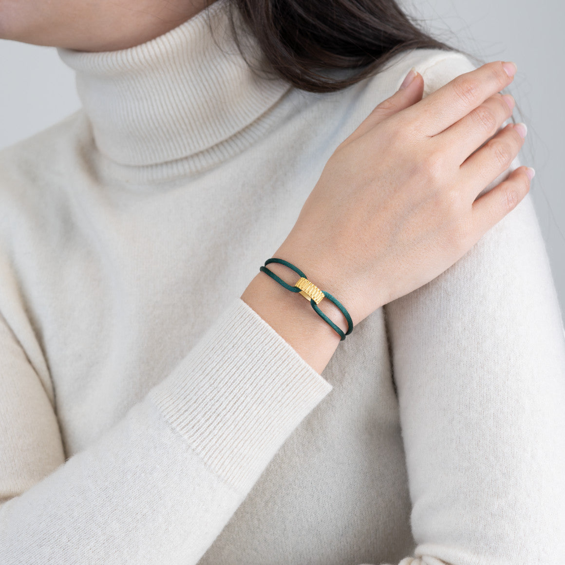 Golden Regent Cord Bracelet