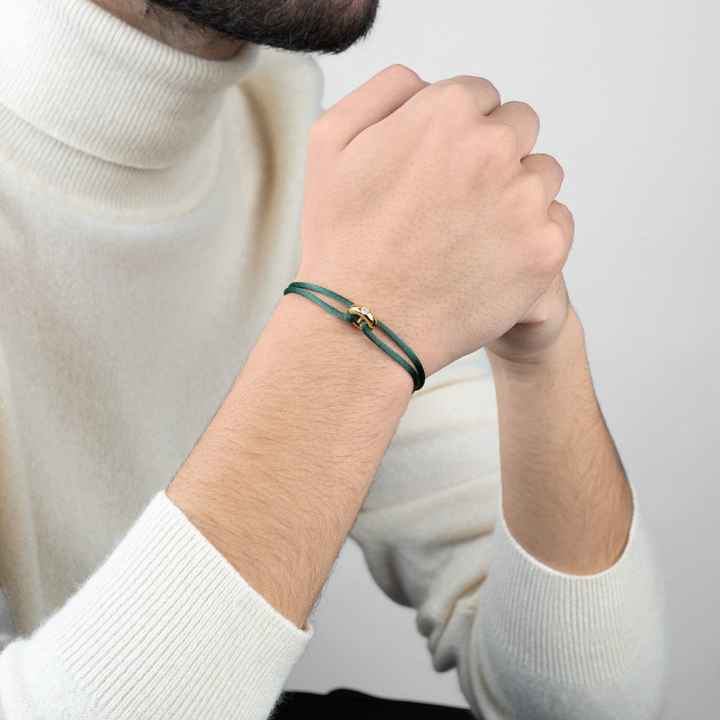 Golden Soho Diamond Cord Bracelet