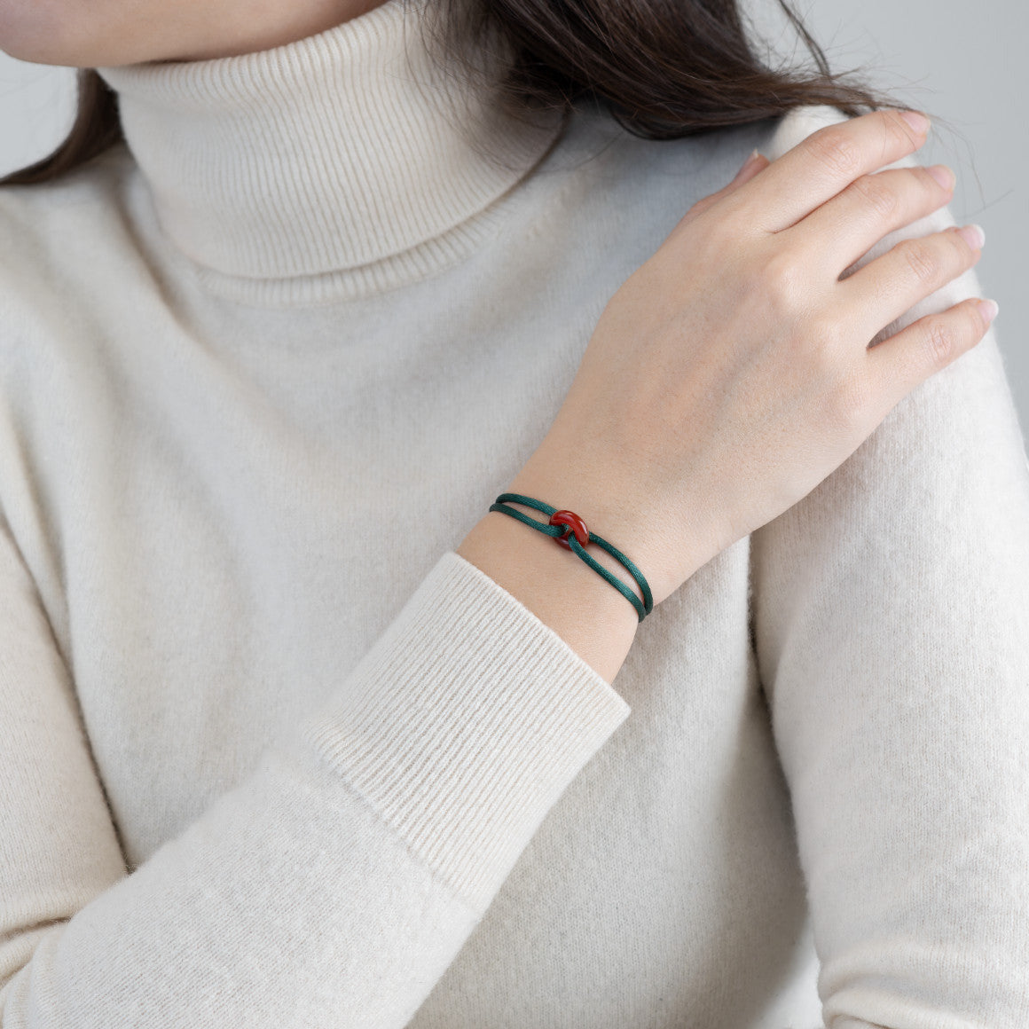 Red Soho Cord Bracelet