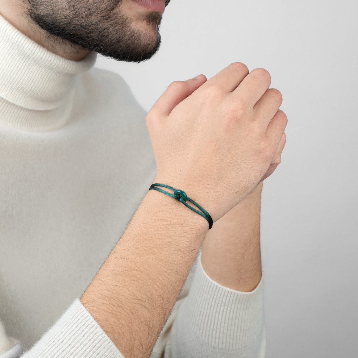 Green Soho Cord Bracelet