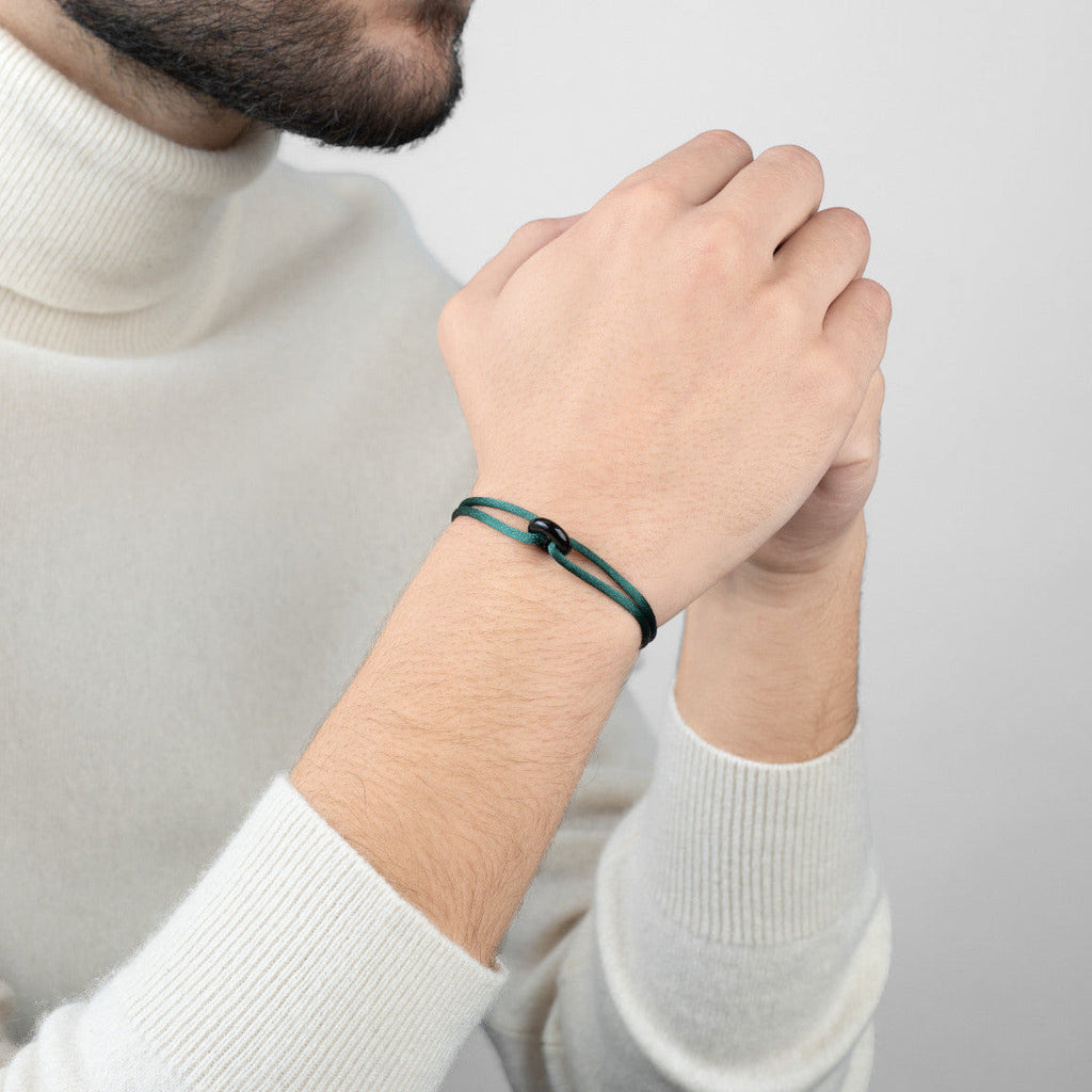 Black Soho Cord Bracelet