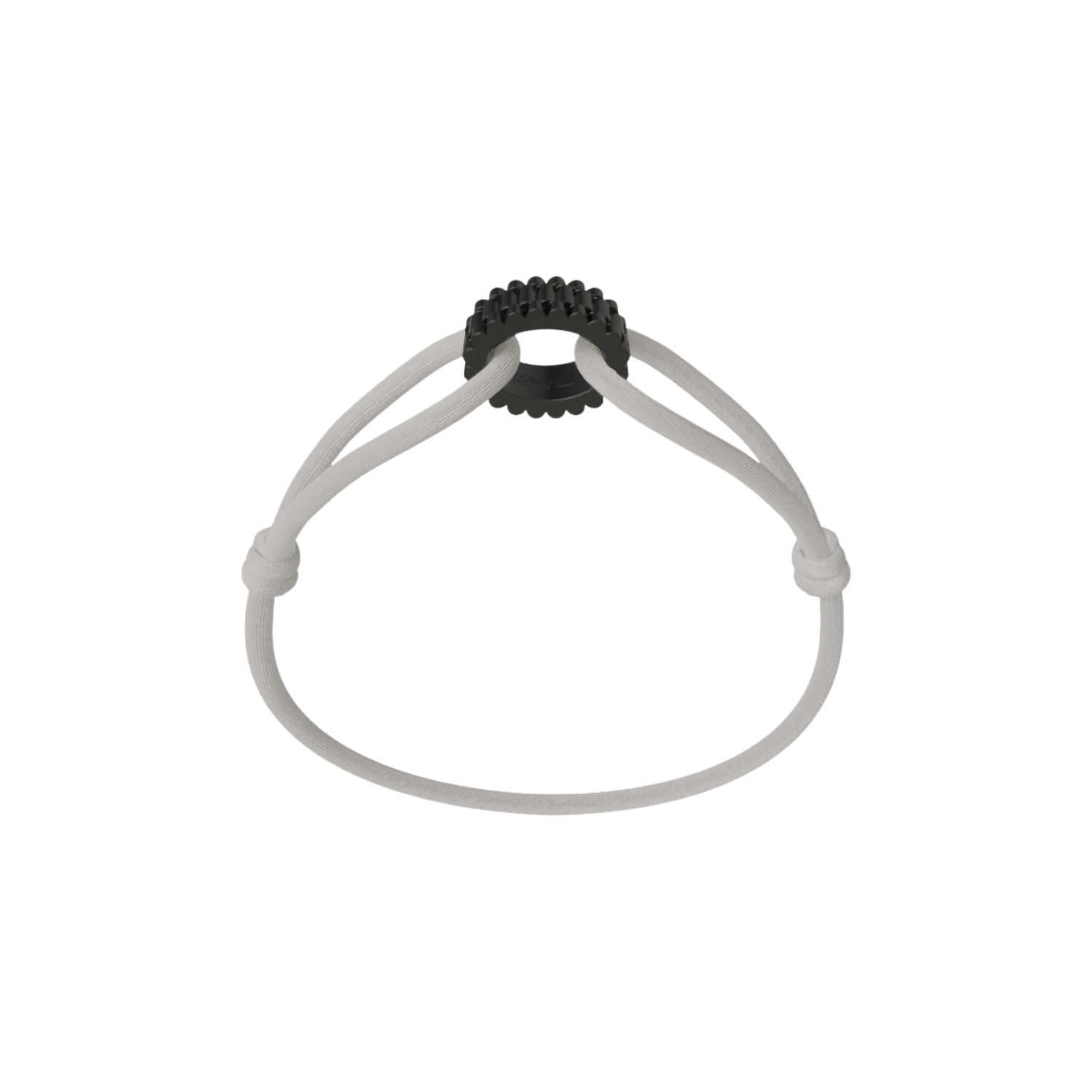 Carbon Regent Cord Bracelet