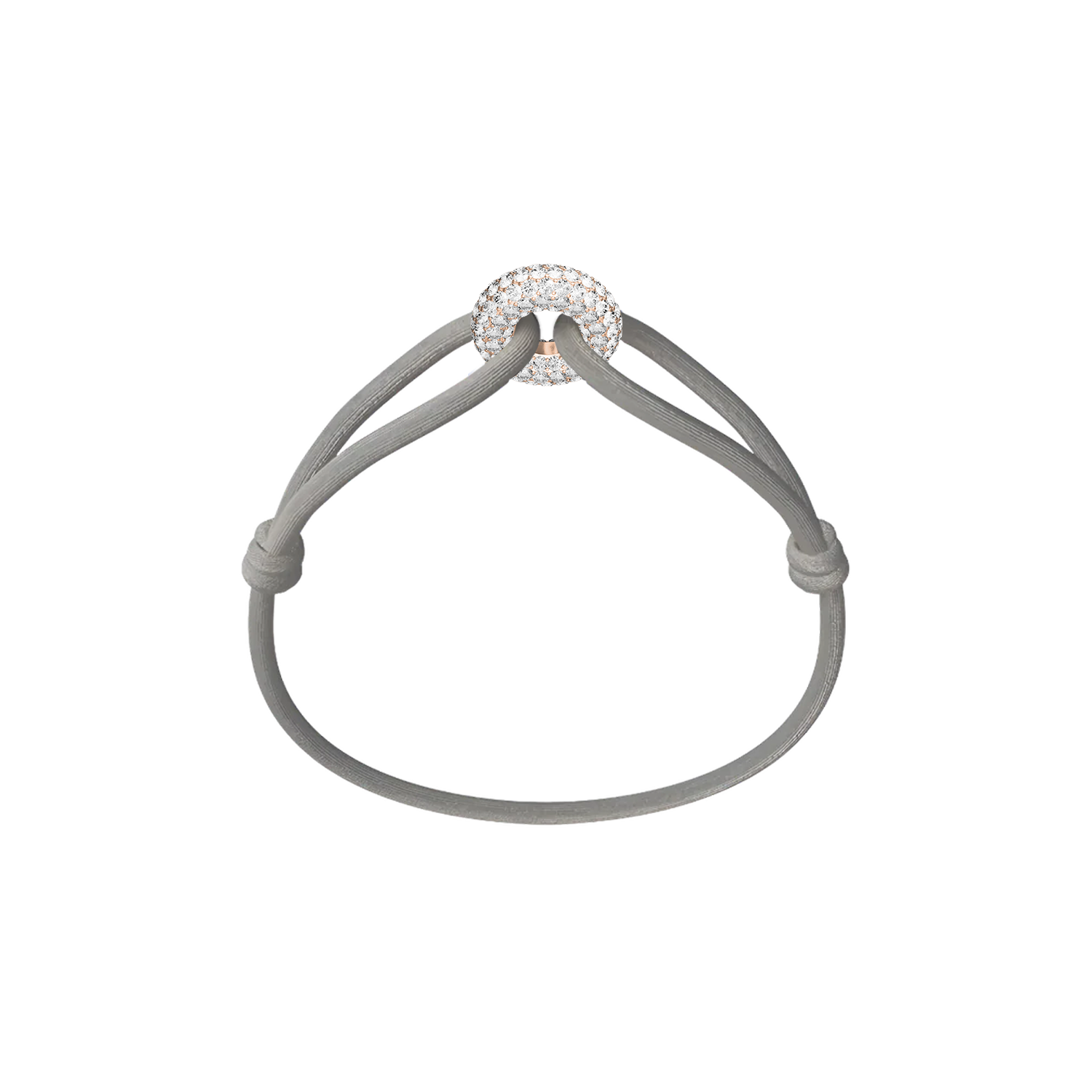 Rose Soho Pavé Cord Bracelet