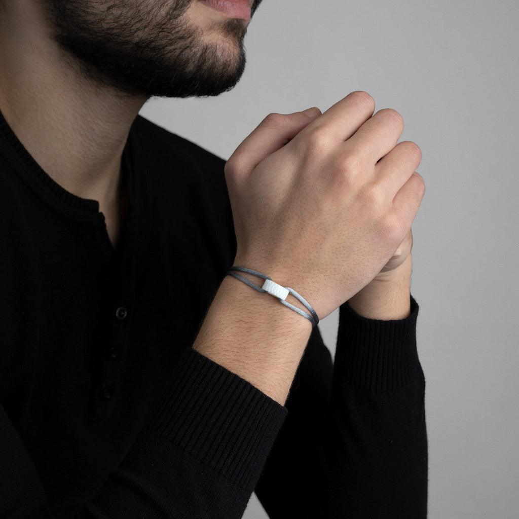 Snow Regent Cord Bracelet