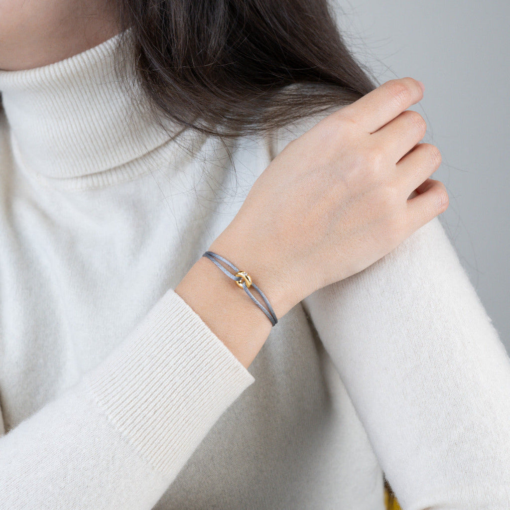 Mini Golden Soho Diamond Cord Bracelet