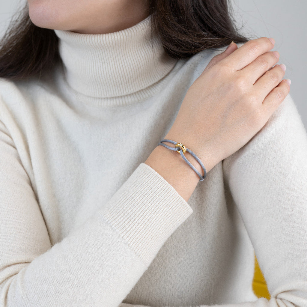 Golden Soho Diamond Cord Bracelet